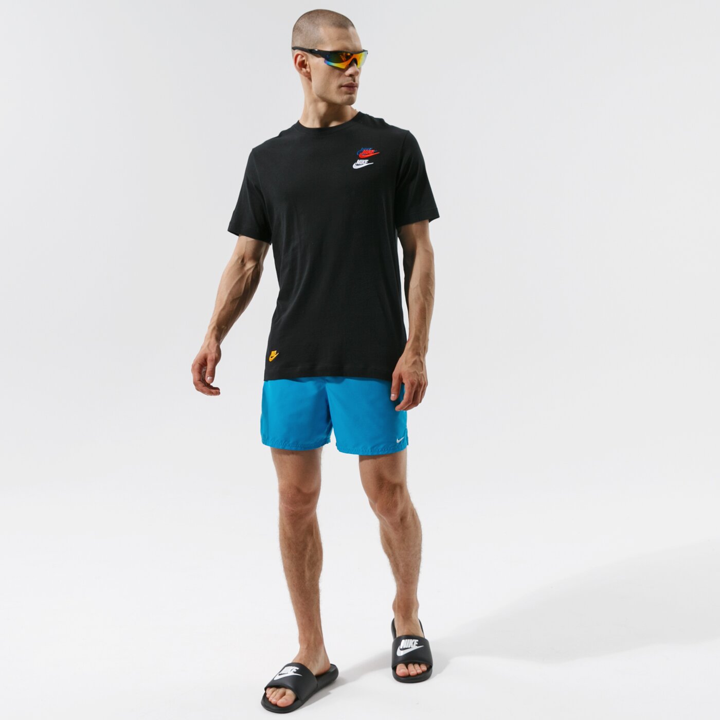 Мъжка тениска NIKE ТЕНИСКА M NSW TEE CLUB ESSENTIALS dj1568-010 цвят черен