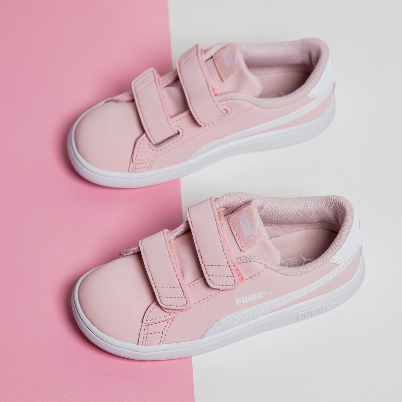 Детски маратонки PUMA SMASH V2 BUCK V INF 36518435 цвят розов