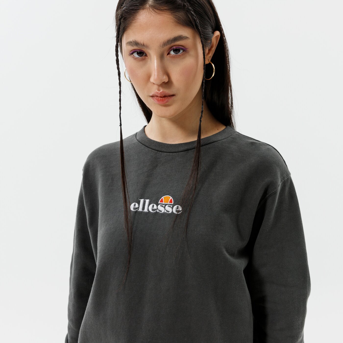 Дамски суичър ELLESSE СУИТЧЪР SAPPAN SWEATSHIRT BLK sgk13149011 цвят черен