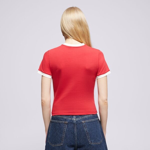 Дамска тениска DICKIES ТЕНИСКА LEWISTOWN RINGER SS TEE W dk0a4z8i0er1 цвят червен