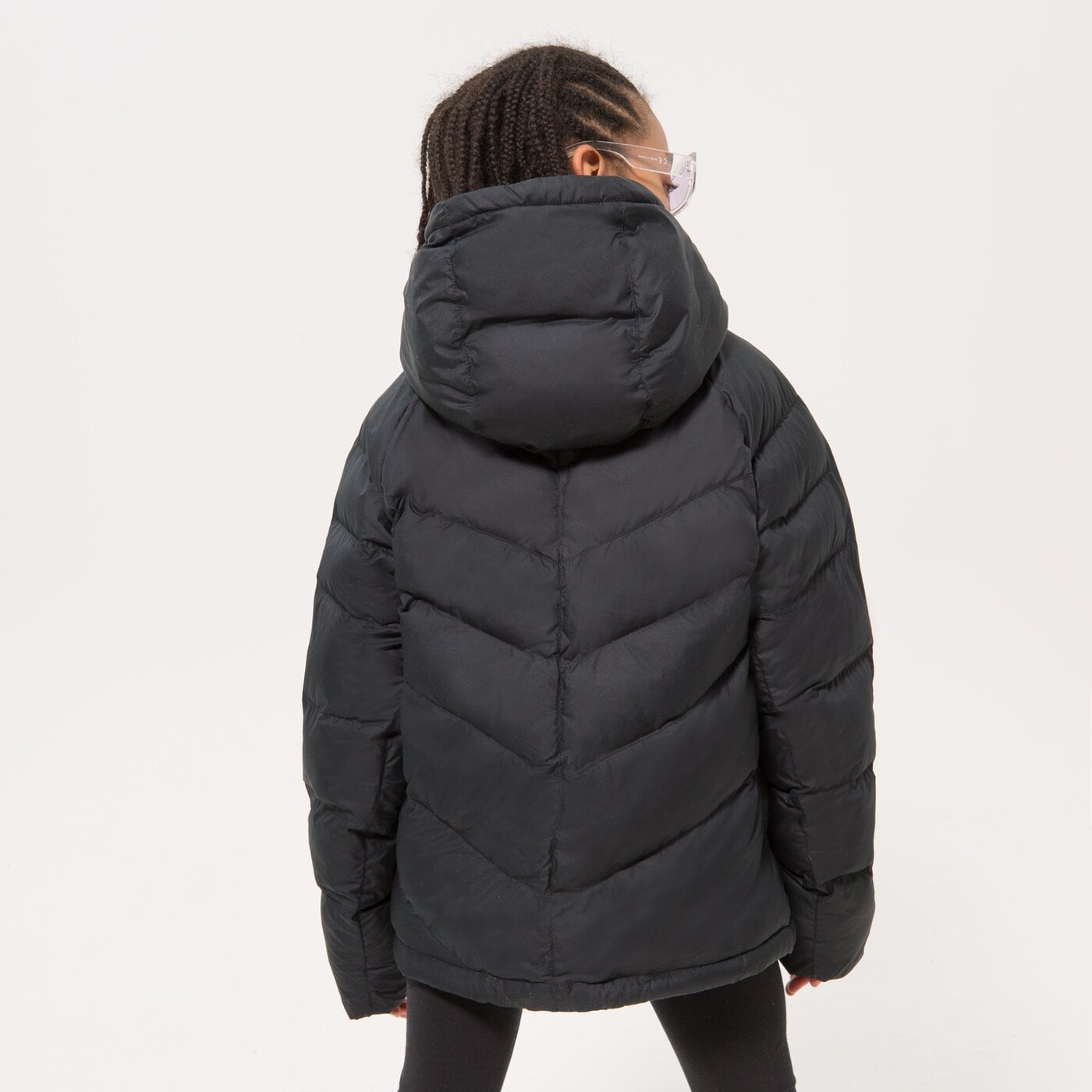 Детска преходно яке NIKE GIRLS' PADDED JACKET JUNIOR BOY dx1264-011 цвят черен