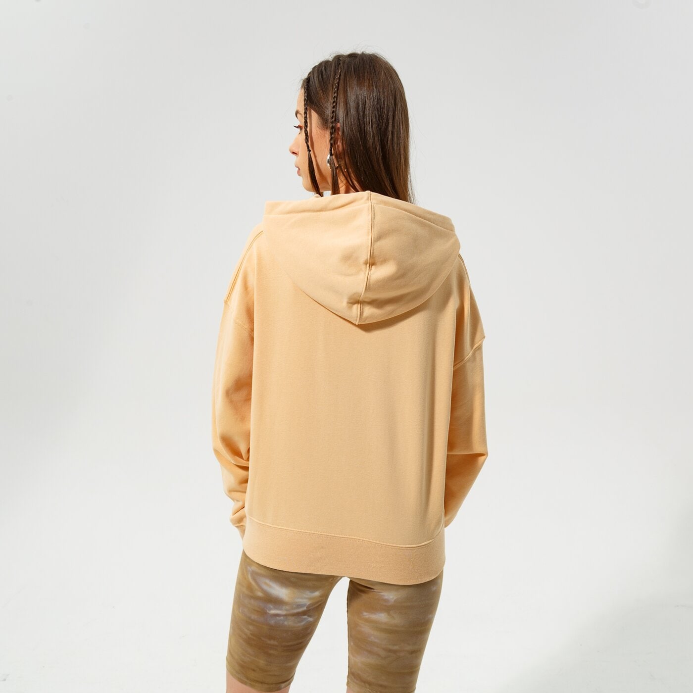 Дамски суичър JORDAN СУИТЧЪР С КАЧУЛКА W J ESSEN FLC HOODIE CORE dn4570-268 цвят бежов