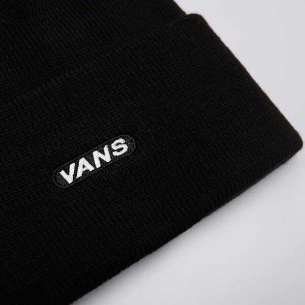 Дамска зимна шапка VANS ШАПКА BAGLEY TALL CUFF BEANIE vn000hstblk1 цвят черен