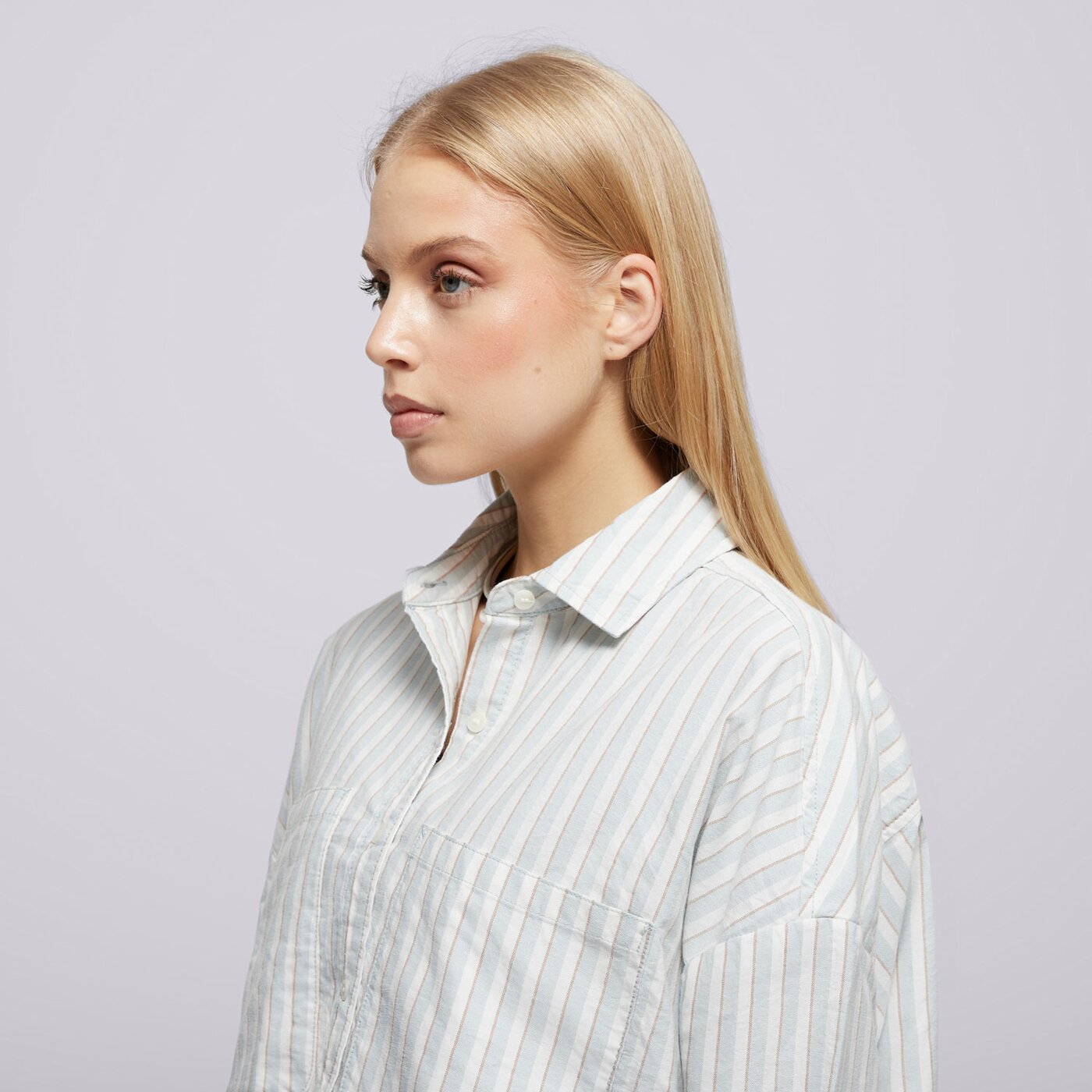 VANS РИЗА ANTICA BOXY LS SHIRT vn000hham8i цвят син