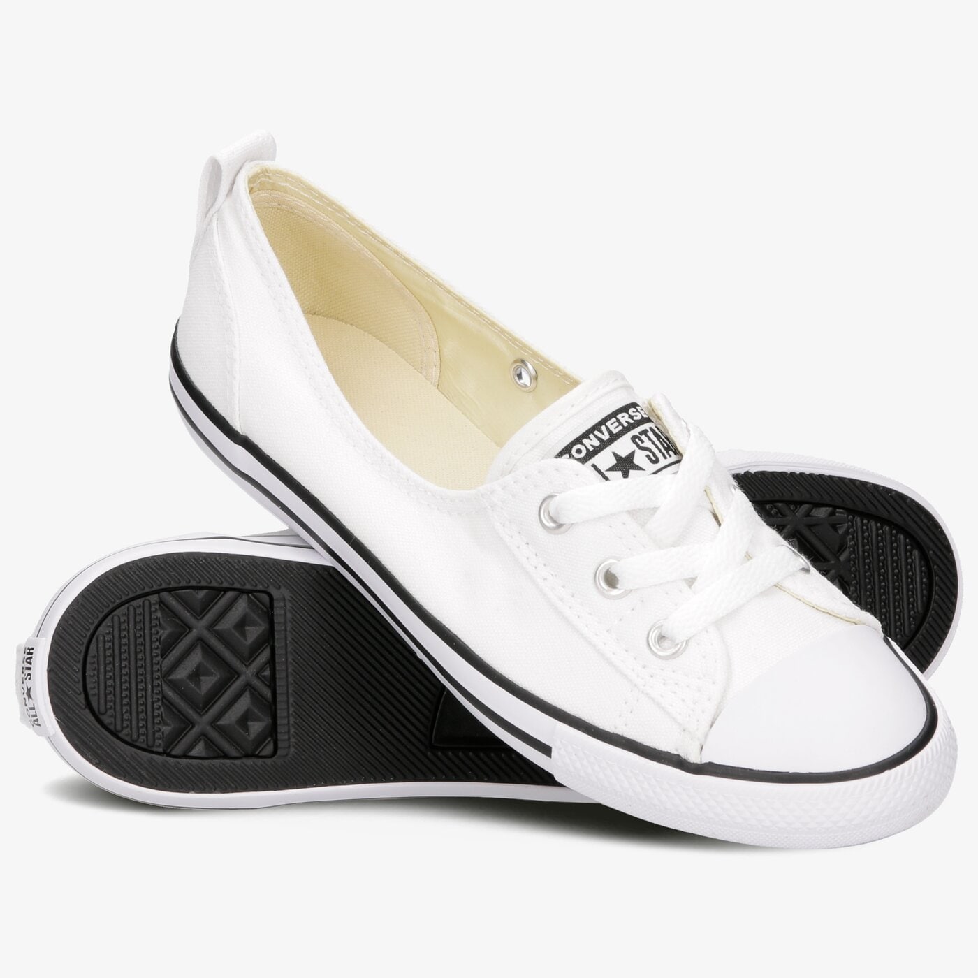 Дамски маратонки CONVERSE CHUCK TAYLOR ALL STAR BALLET LACE 547167c цвят бял