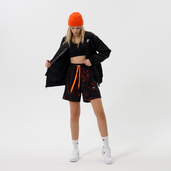 Дамски къси панталони NIKE ШОРТИ W NK FLY SEASONAL CROSSOVER NBA dh0643-010 цвят черен
