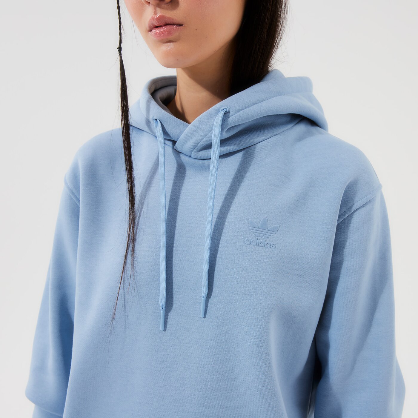 Дамски суичър ADIDAS СУИТЧЪР С КАЧУЛКА MM TREF FB OH h09143 цвят син