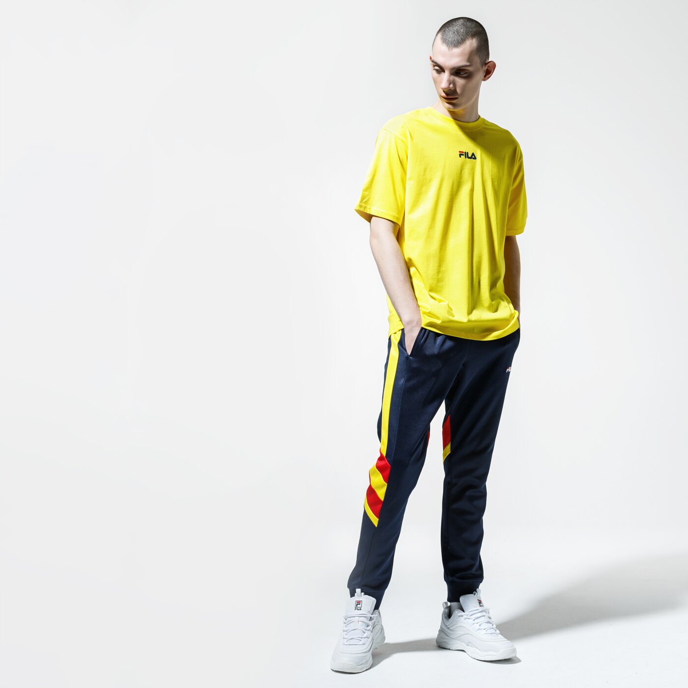 Мъжка тениска FILA ТЕНИСКА BENDER TEE 687484v51 цвят жълт