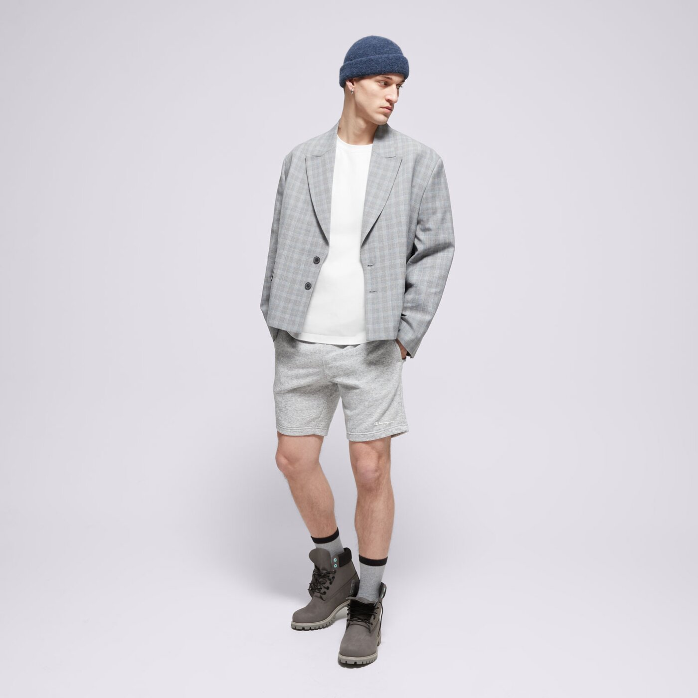 Мъжки къси панталони CHAMPION ШОРТИ BERMUDA 217430em021 цвят сив