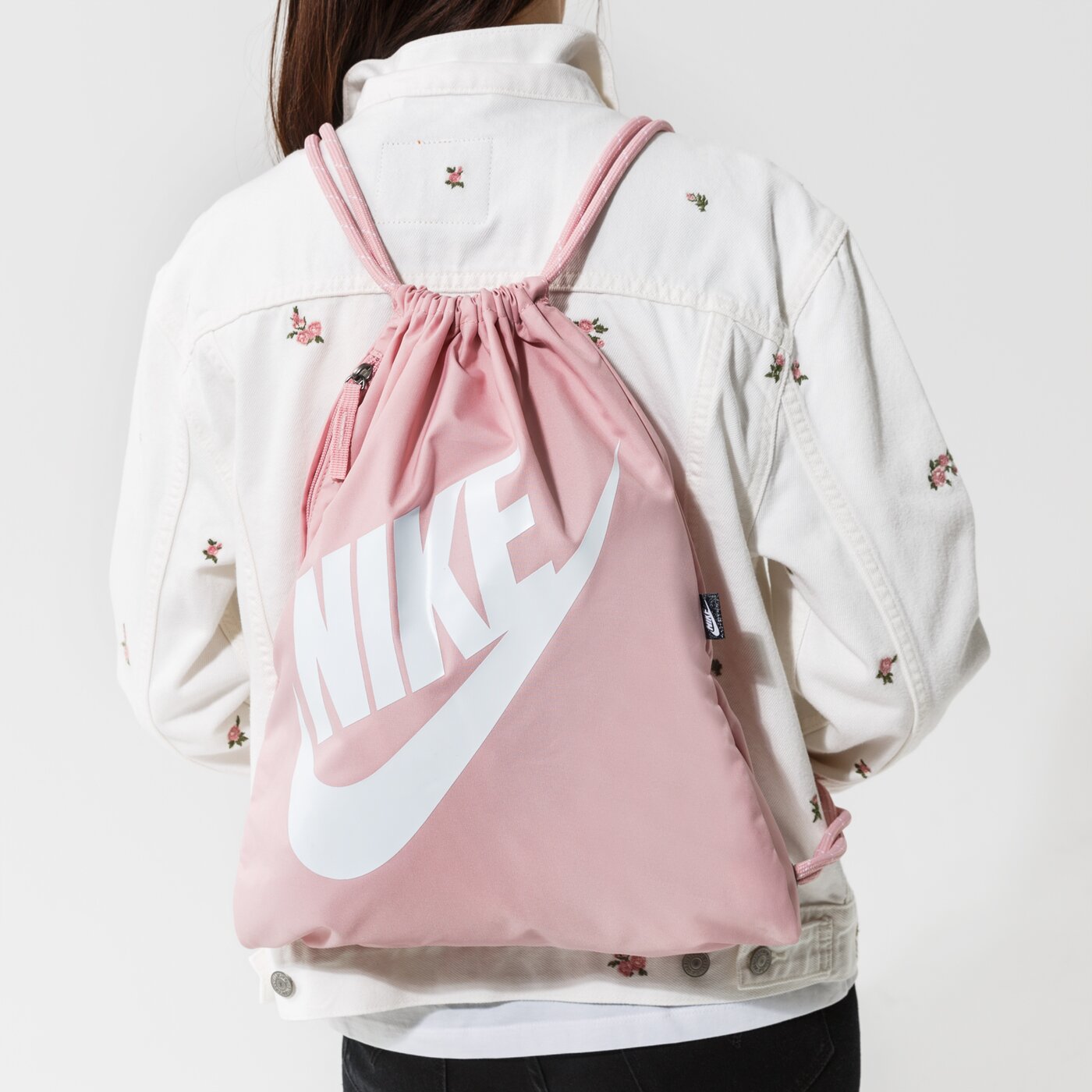 Детска мешка NIKE МЕШКА NK HERITAGE DRAWSTRING dc4245-630 цвят розов