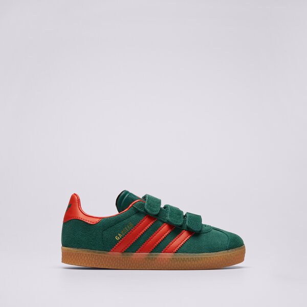 Детски маратонки ADIDAS GAZELLE CF C ie8674 цвят зелен