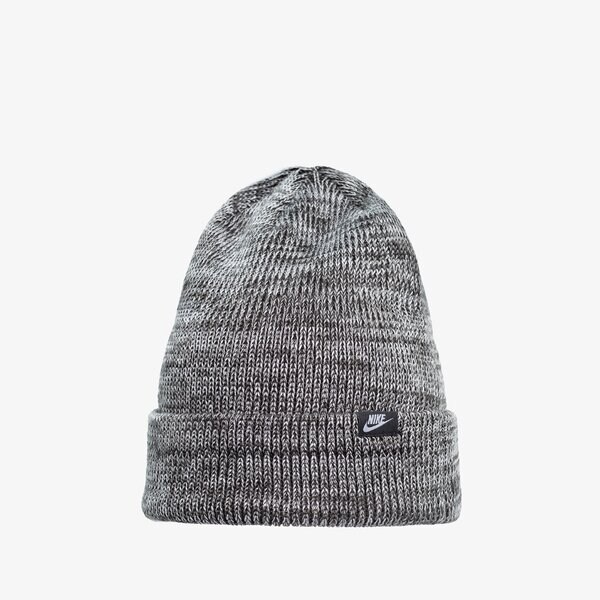 Дамска зимна шапка NIKE ШАПКА U NSW BEANIE CUFFED FUTURA dj6223-071 цвят сив