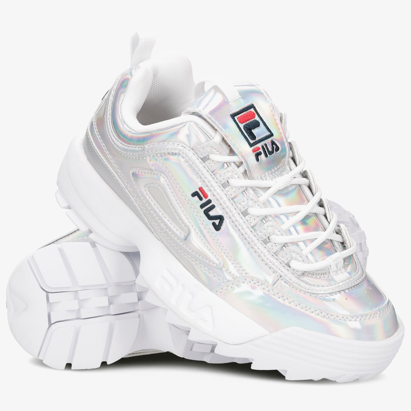 Дамски маратонки FILA DISRUPTOR M LOW WMN 10107473vw цвят сребърен