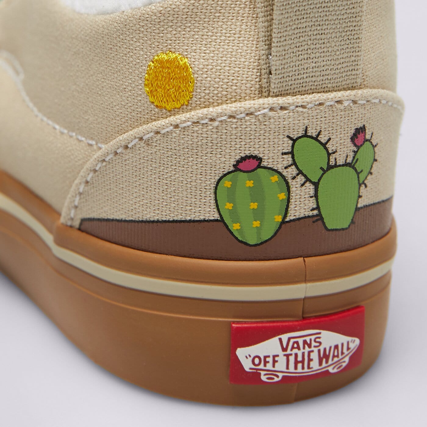 Детски маратонки VANS SLIP-ON CACTUS vn000cpsgrn1 цвят бежов