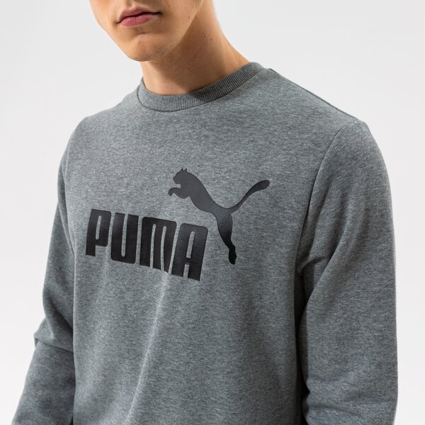 Мъжки суичър PUMA СУИТЧЪР ESS BIG LOGO CREW FL - MEDIUM GRAY HEATHER 58667803 цвят сив