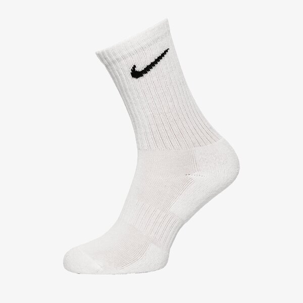 Дамски чорапи NIKE 3-PACK CUSHIONED CREW SOCKS sx7664-100 цвят бял