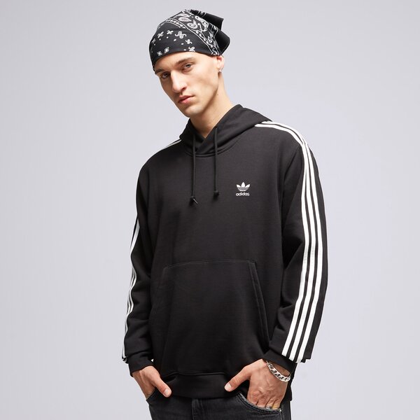 Мъжки суичър ADIDAS СУИТЧЪР С КАЧУЛКА 3-STRIPES HOODY im2088 цвят черен