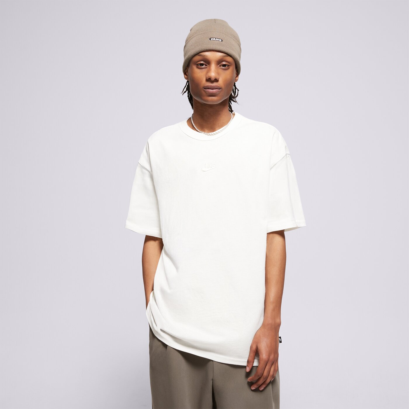 Мъжка тениска NIKE ТЕНИСКА M NSW PREM ESSNTL SUST TEE do7392-133 цвят бял