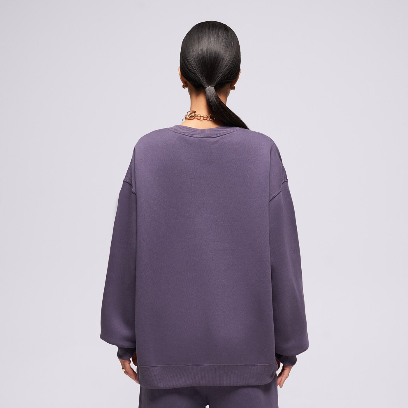 Дамски суичър JORDAN СУИТЧЪР W J BRK FLC CREW 24 fv7074-573 цвят виолетов