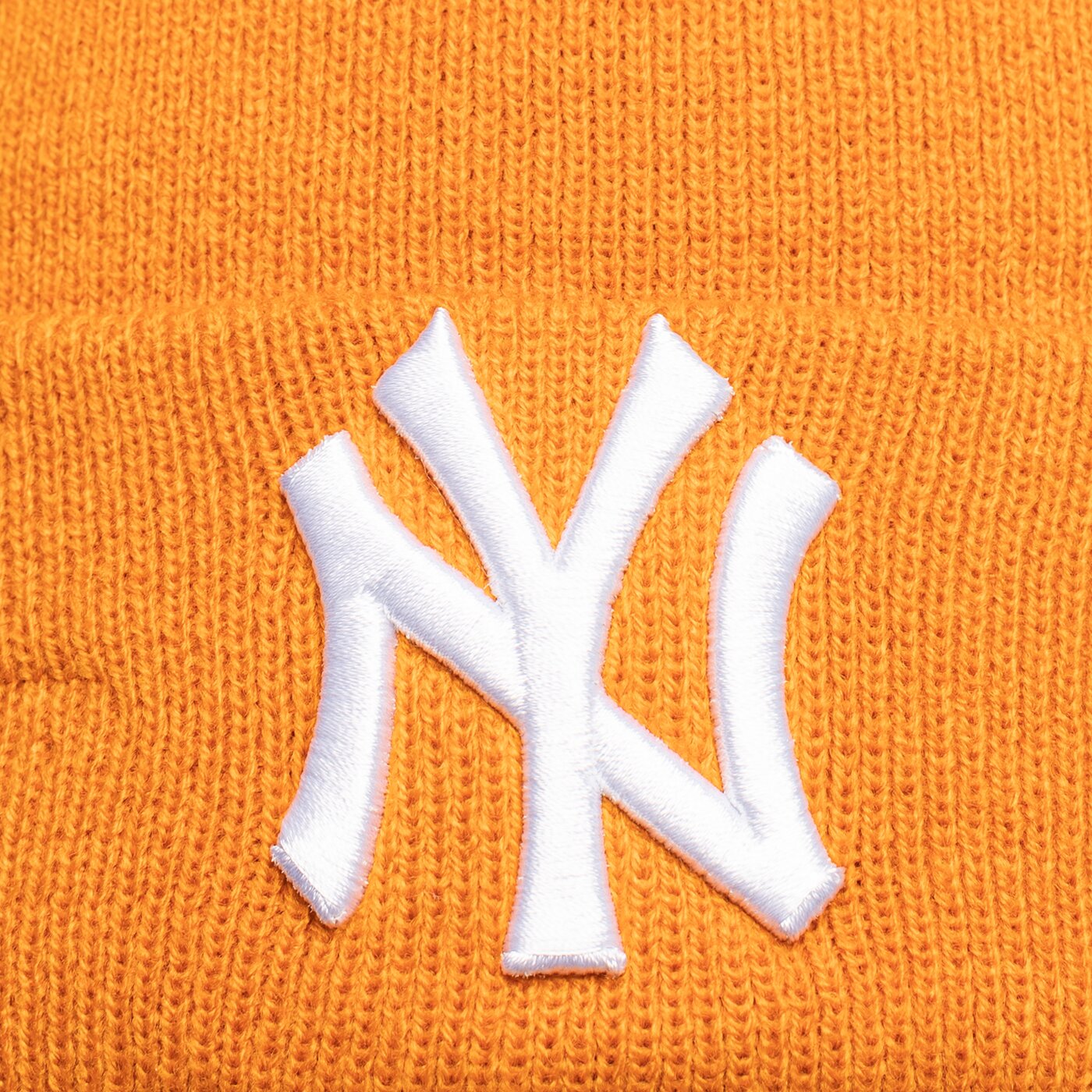 Мъжка зимна шапка NEW ERA ШАПКА LE BEANIE NYY ORA NEW YORK YANKEES PKAWHI 60284967 цвят оранжев