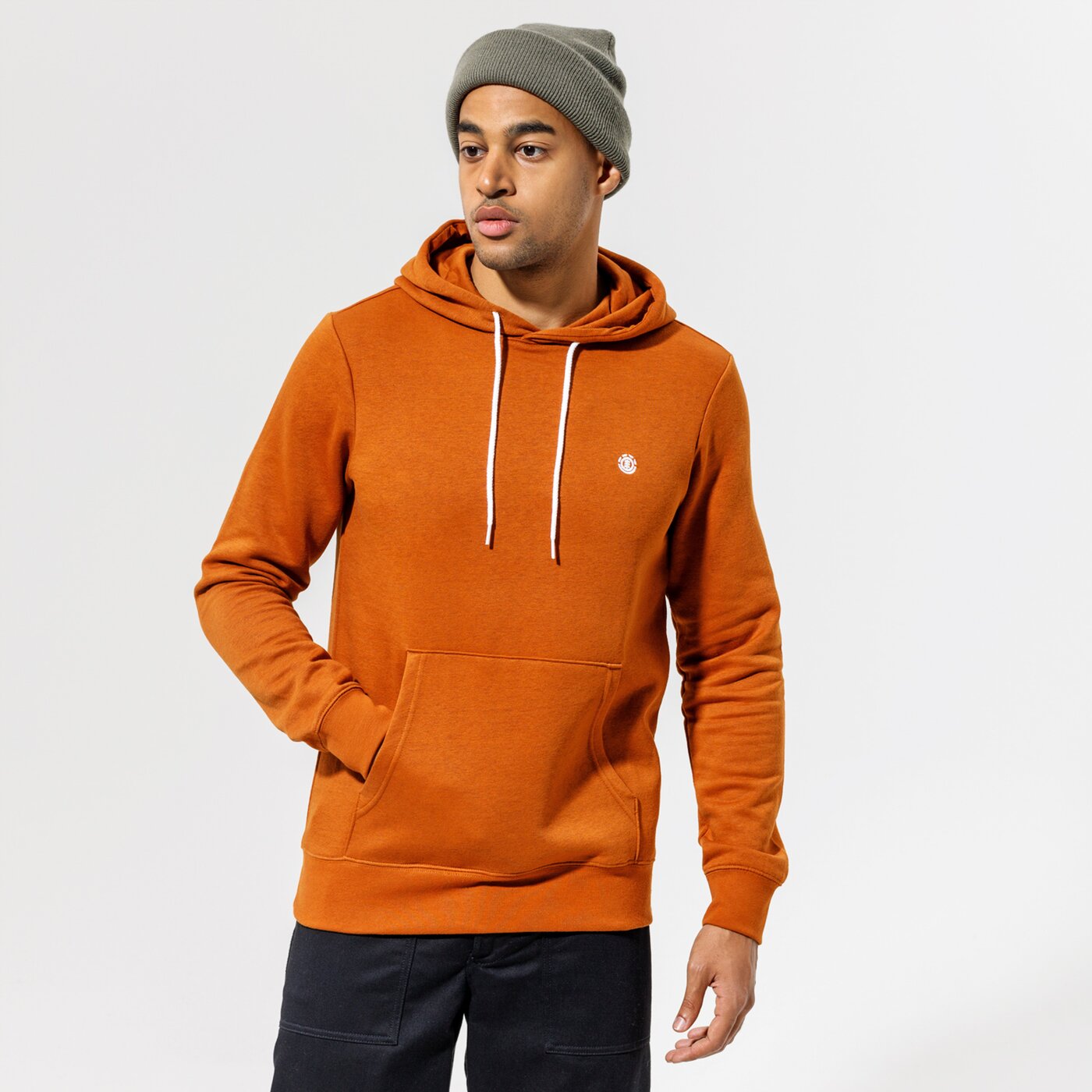 Мъжки суичър ELEMENT СУИТЧЪР С КАЧУЛКА CORNELL CLASSIC HO w1hob73700 цвят кафяв