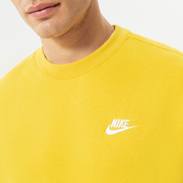 Мъжки суичър NIKE СУИТЧЪР SPORTSWEAR CLUB FLEECE bv2662-709 цвят жълт