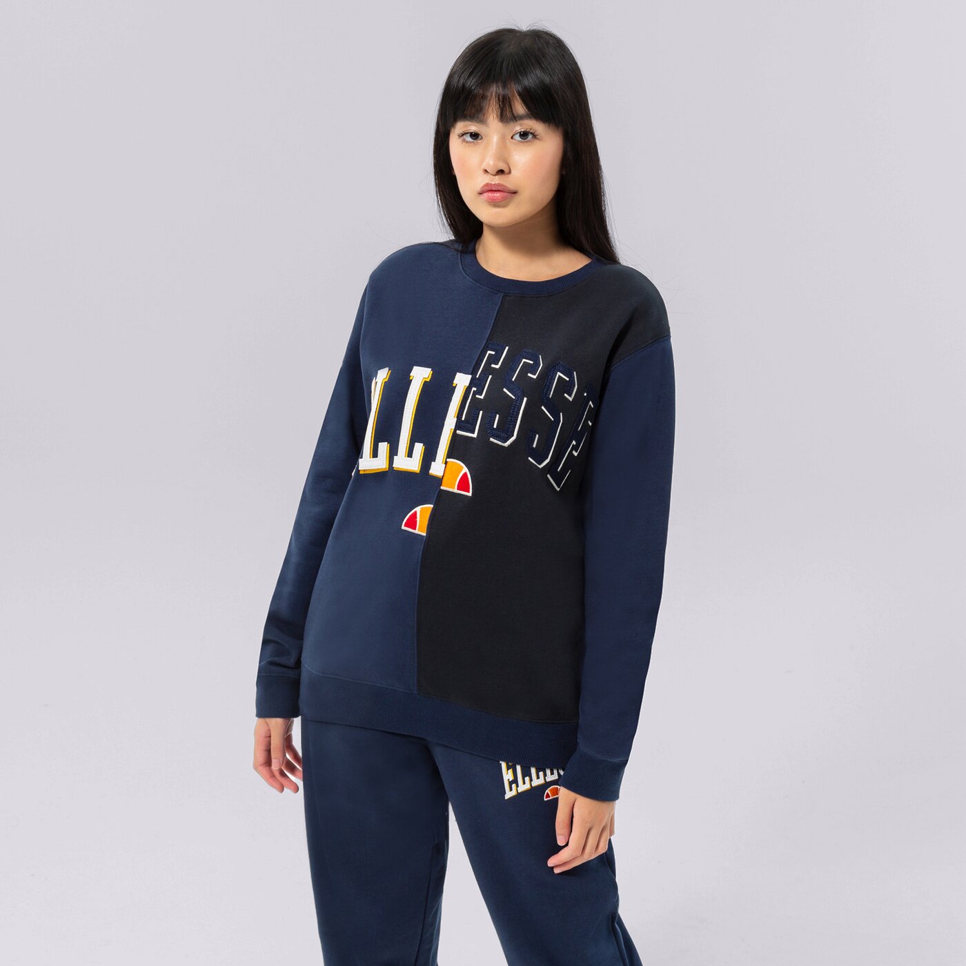 Дамски суичър ELLESSE СУИТЧЪР MENO SWEATSHIRT NAVY sgp15917429 цвят тъмносин