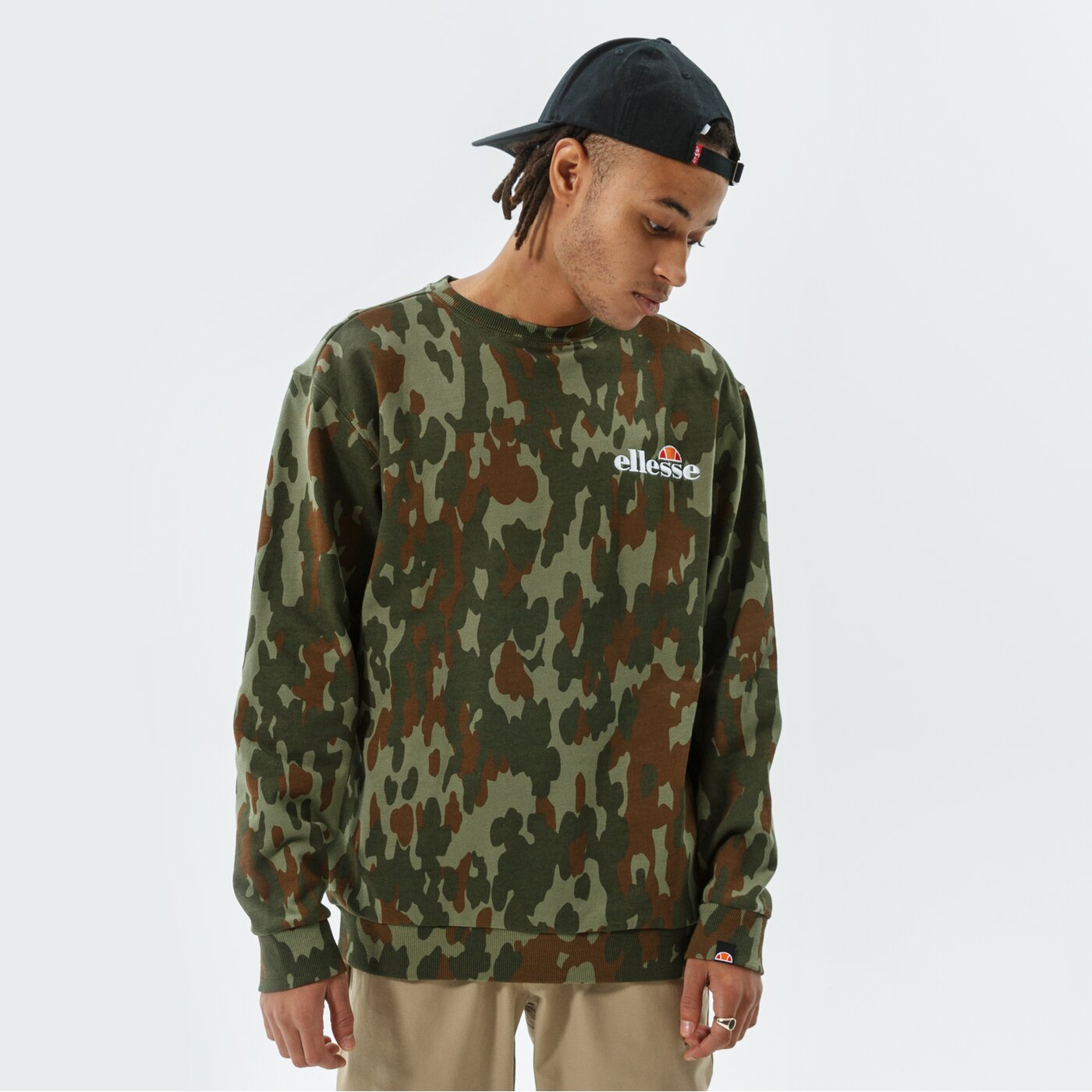 Мъжки суичър ELLESSE СУИТЧЪР FIERRO CAMO SWEATSHIRT KHA shk12432506 цвят многоцветен
