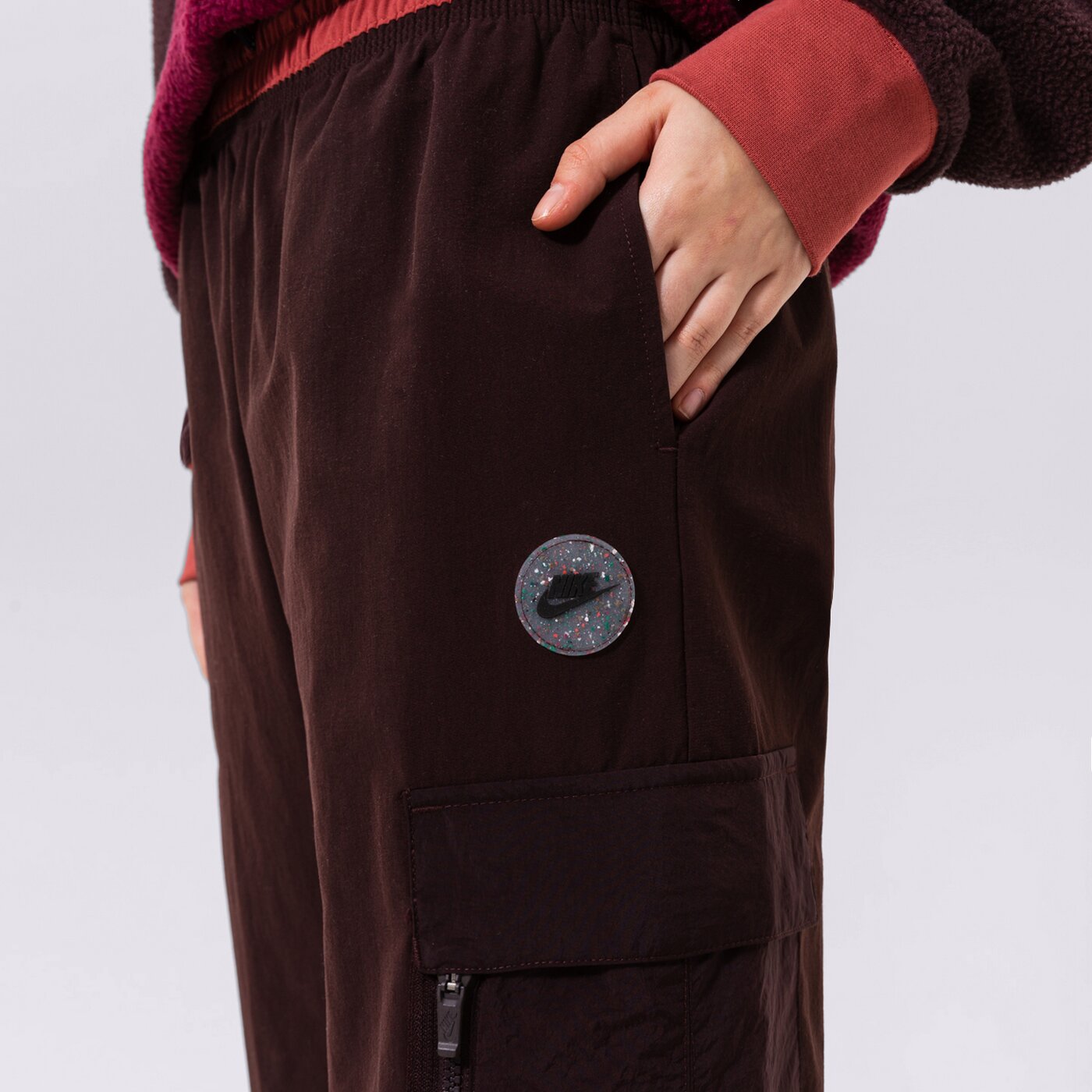 Дамски панталони NIKE ПАНТАЛОНИ W NSW WVN CARGO PANT SU fb2188-203 цвят черен