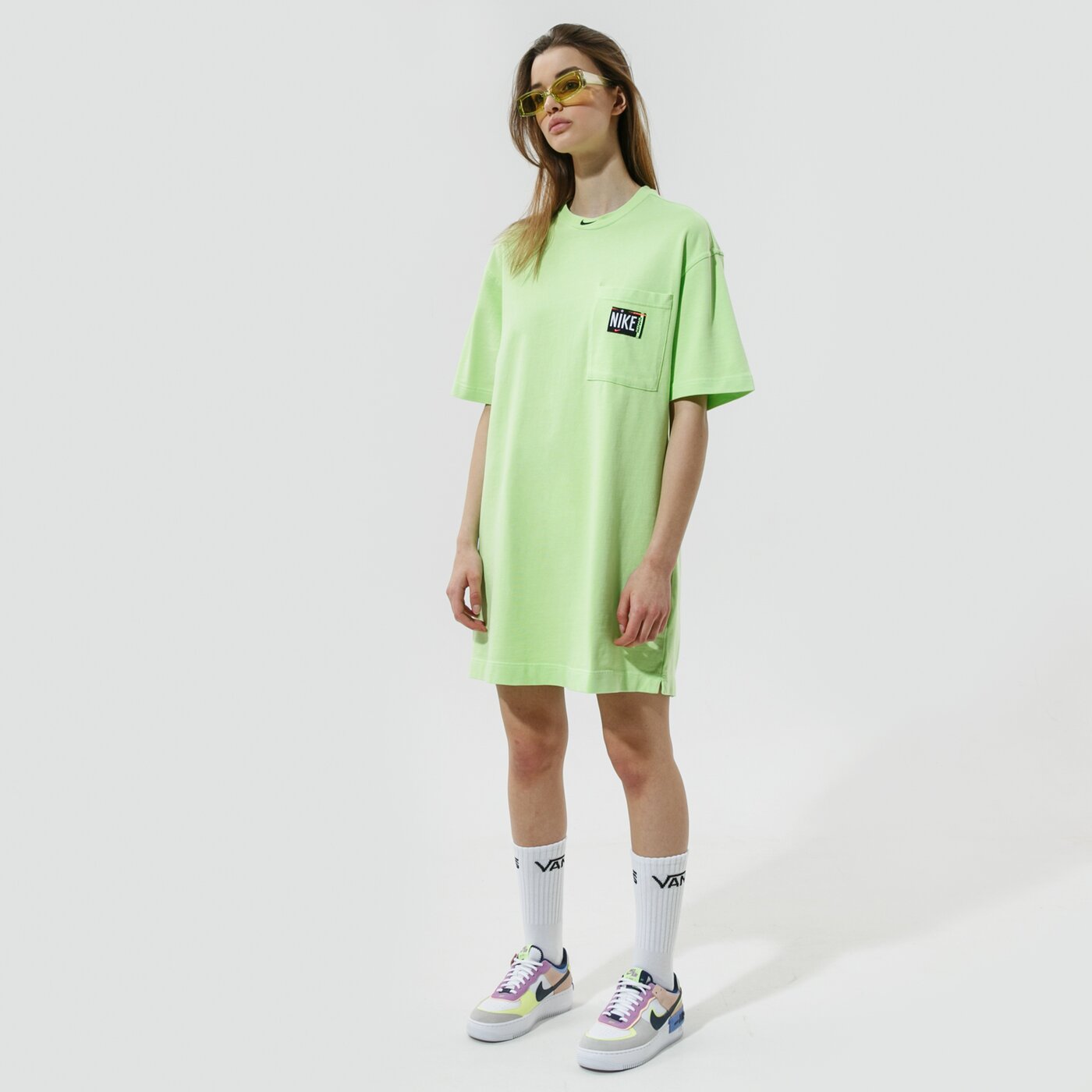 Дамски NIKE РОКЛЯ W NSW WASH DRSS cz9862-358 цвят жълт