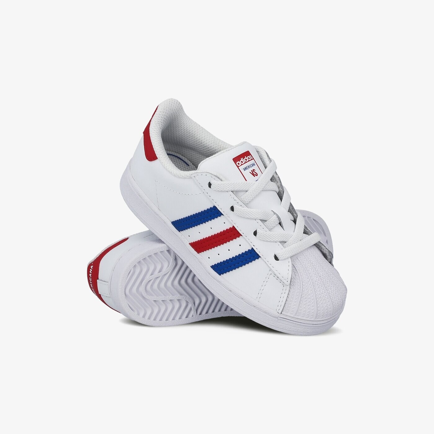 Детски маратонки ADIDAS SUPERSTAR EL I  fv3691 цвят бял