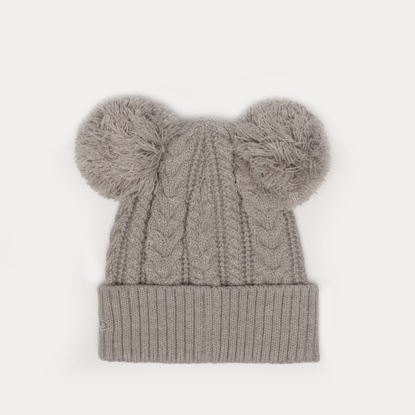 Дамска зимна шапка NEW ERA ШАПКА WMNS DOUBLE POM NYY HGR NEW YORK YANKEES HGR 60284834 цвят сив