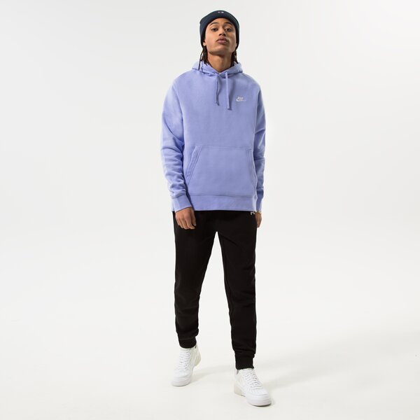 Мъжки суичър NIKE СУИТЧЪР С КАЧУЛКА M NSW CLUB HOODIE PO BB bv2654-569 цвят виолетов