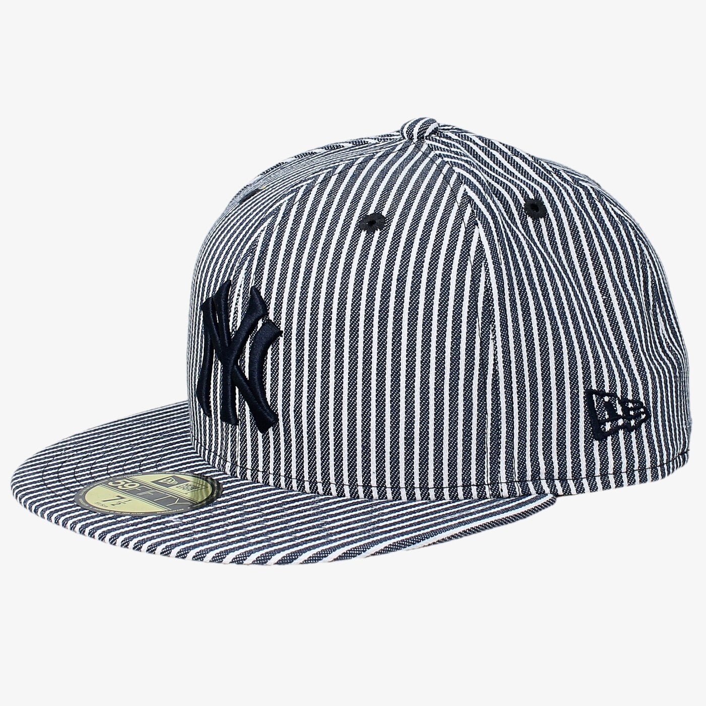 Дамска шапка с козирка NEW ERA ШАПКА PINSTRIPE NY YANKEES NAV/WHT 80258931 цвят тъмносин