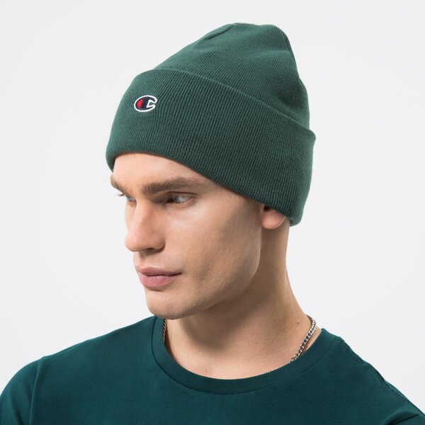 Дамска зимна шапка CHAMPION ШАПКА BEANIE CAP 805679gs568 цвят зелен