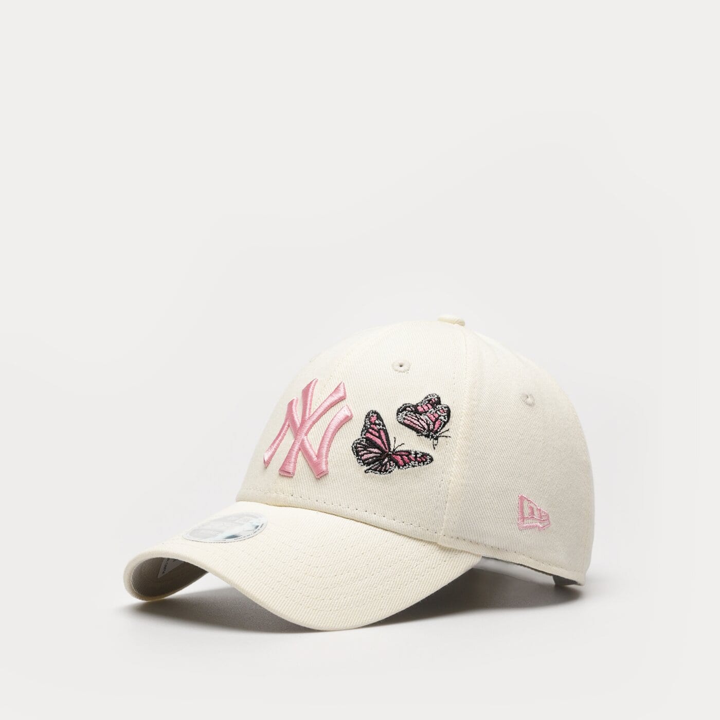 Дамска шапка с козирка NEW ERA ШАПКА WMNS BUTTERFLY 940 NYY NEW YORK YANKEES 60358048 цвят бежов