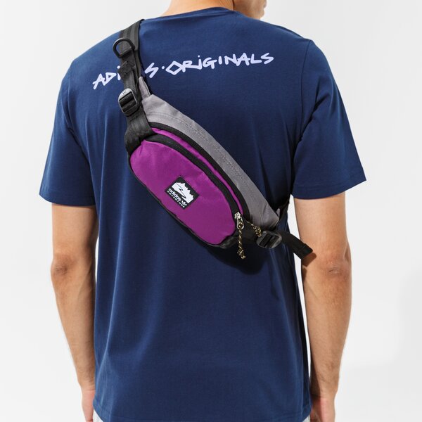 Дамска чанта за кръст ADIDAS ЧАНТА ЗА КРЪСТ WAISTBAG S h22725 цвят виолетов