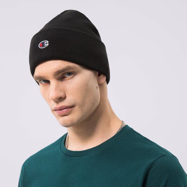 Дамска зимна шапка CHAMPION ШАПКА BEANIE CAP 805679kk001 цвят черен