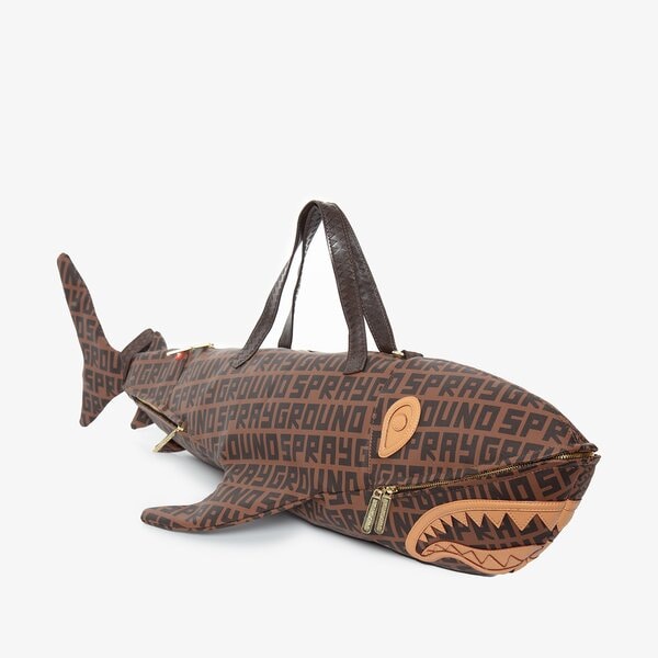 Дамски сак SPRAYGROUND ЧАНТА INFINITI CHECK SHARK DUFFLE 910d4712nsz цвят кафяв