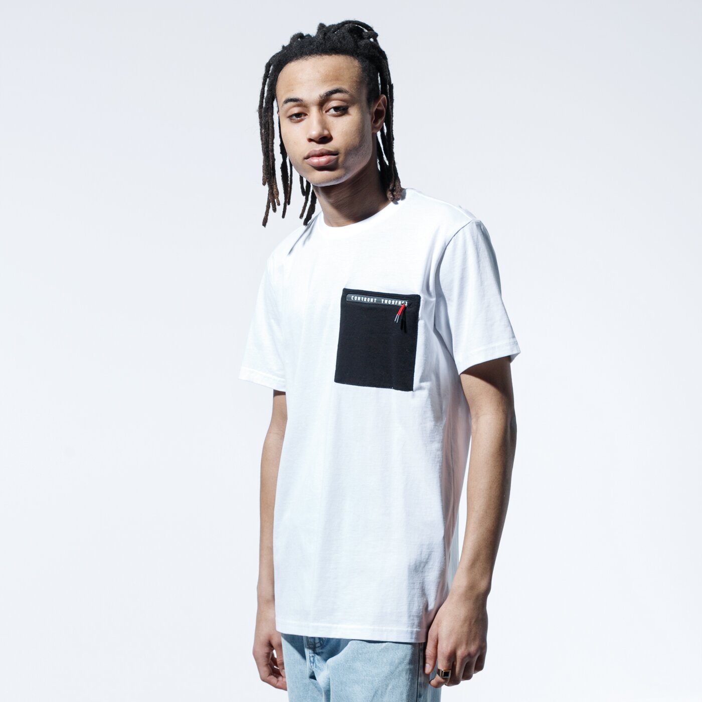 Мъжка тениска CONFRONT ТЕНИСКА TYRELL cf120tsm72001 цвят бял