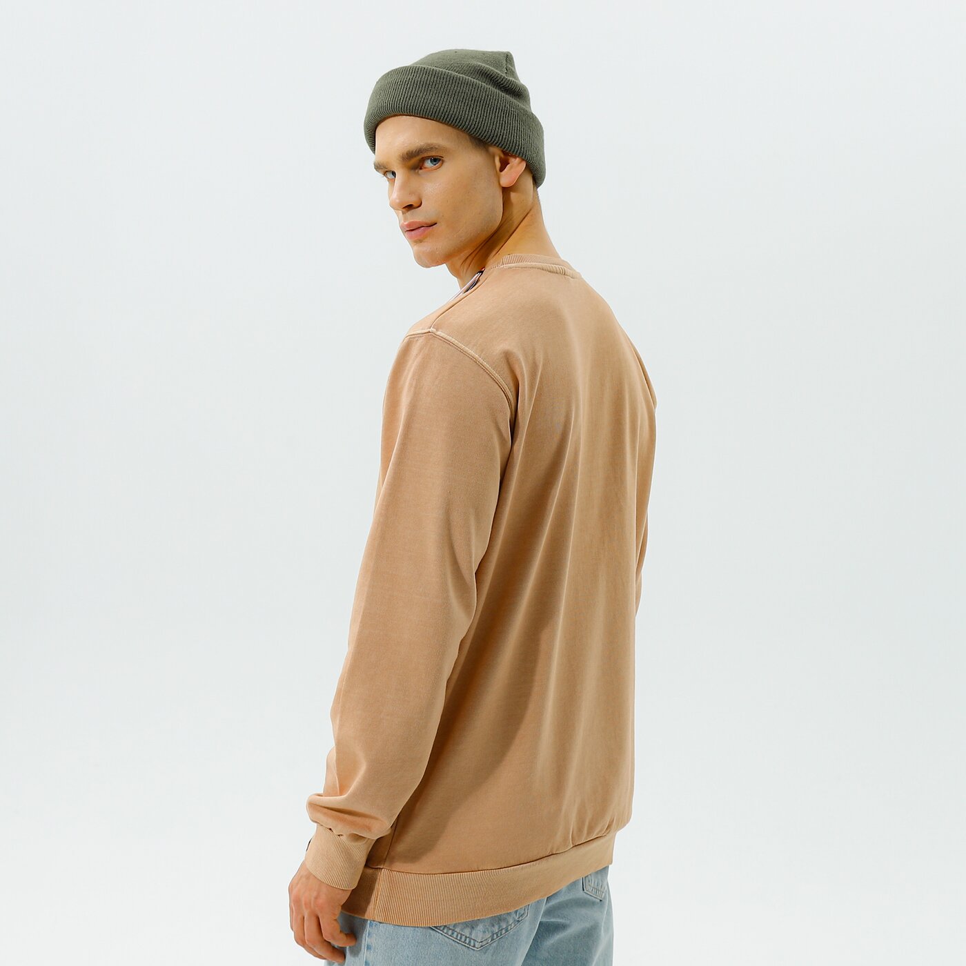 Мъжки суичър ELLESSE СУИТЧЪР CALENDULA SWEATSHIRT BEIGE shk13145214 цвят бежов