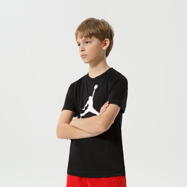 Детска тениска JORDAN ТЕНИСКА JDB JUMPMAN LOGO DF TEE BOY 954293-023 цвят черен