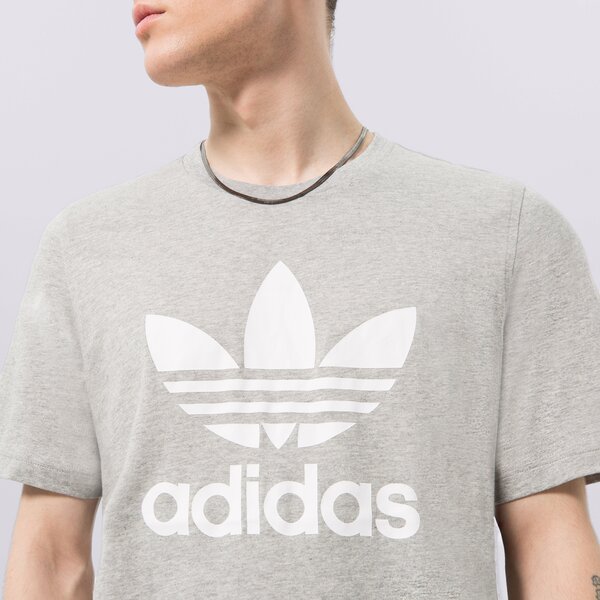 Мъжка тениска ADIDAS ТЕНИСКА TREFOIL ia4817 цвят сив