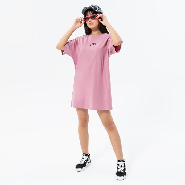 Дамски VANS РОКЛЯ WM CENTER VEE TEE АНЦУГS vn0a4ru2bd5 цвят розов