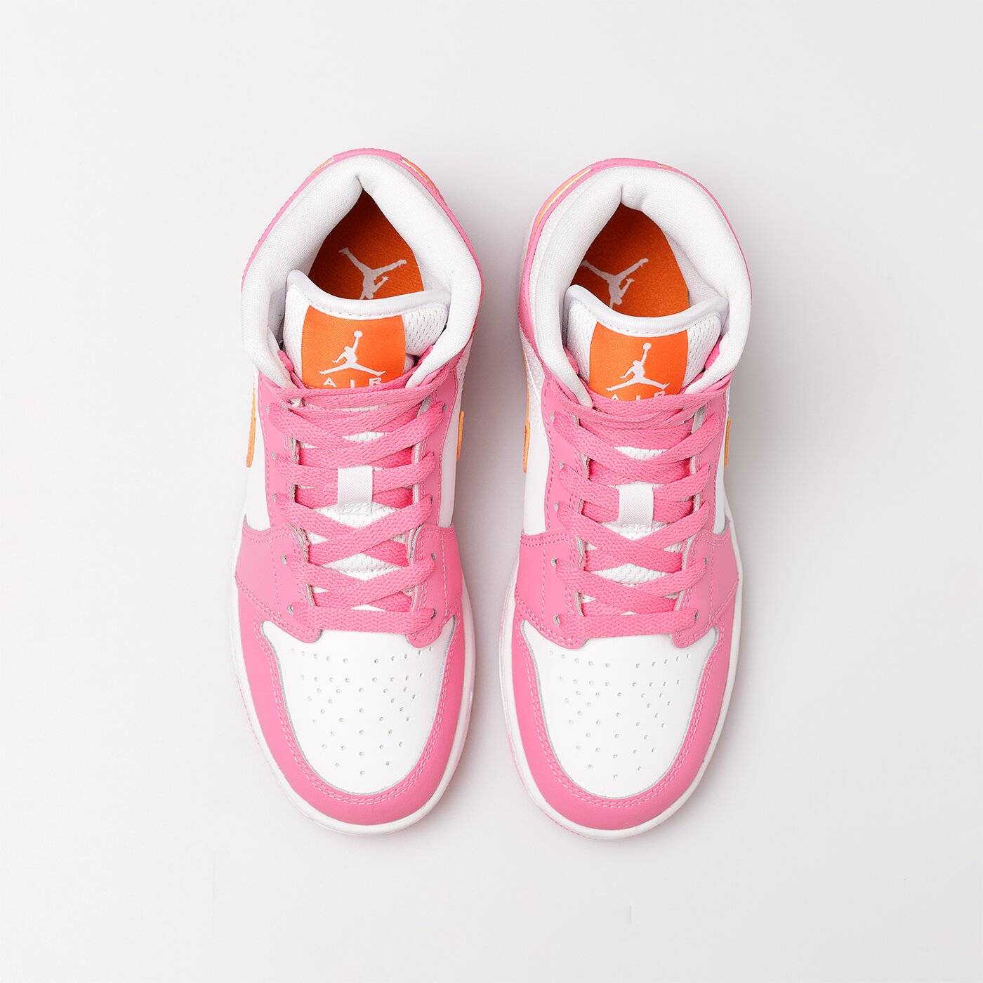 Детски маратонки AIR JORDAN 1 MID (GS) dx3240-681 цвят бял