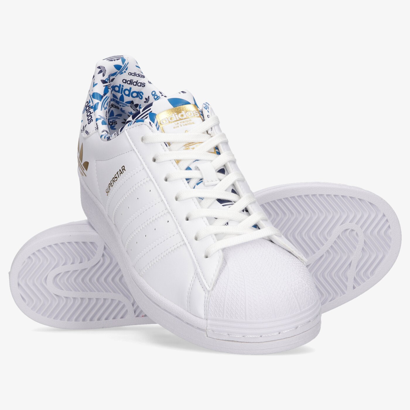 Мъжки маратонки ADIDAS SUPERSTAR  h00186 цвят бял