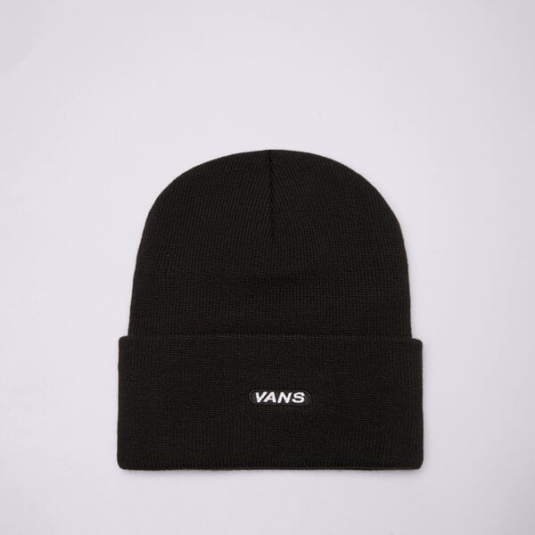 Дамска зимна шапка VANS ШАПКА BAGLEY TALL CUFF BEANIE vn000hstblk1 цвят черен