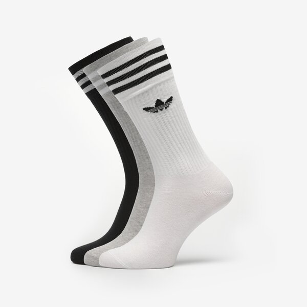 Дамски чорапи ADIDAS ЧОРАПИ 3-PACK SOLID SOCKS HIGH CREW hc9558 цвят многоцветен