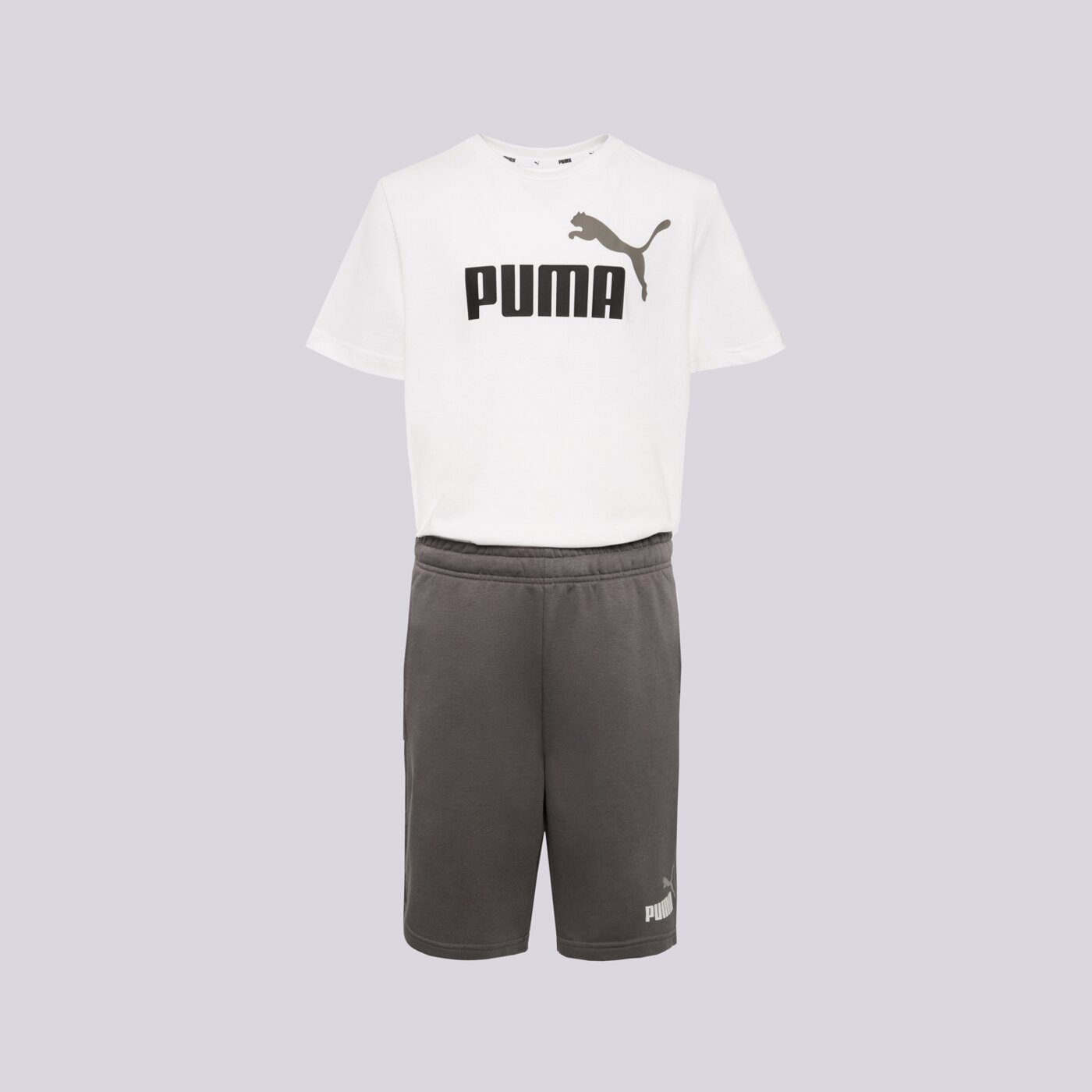 Детска тениска PUMA ТЕНИСКА/SHORTS TS SET 67167002 цвят бял