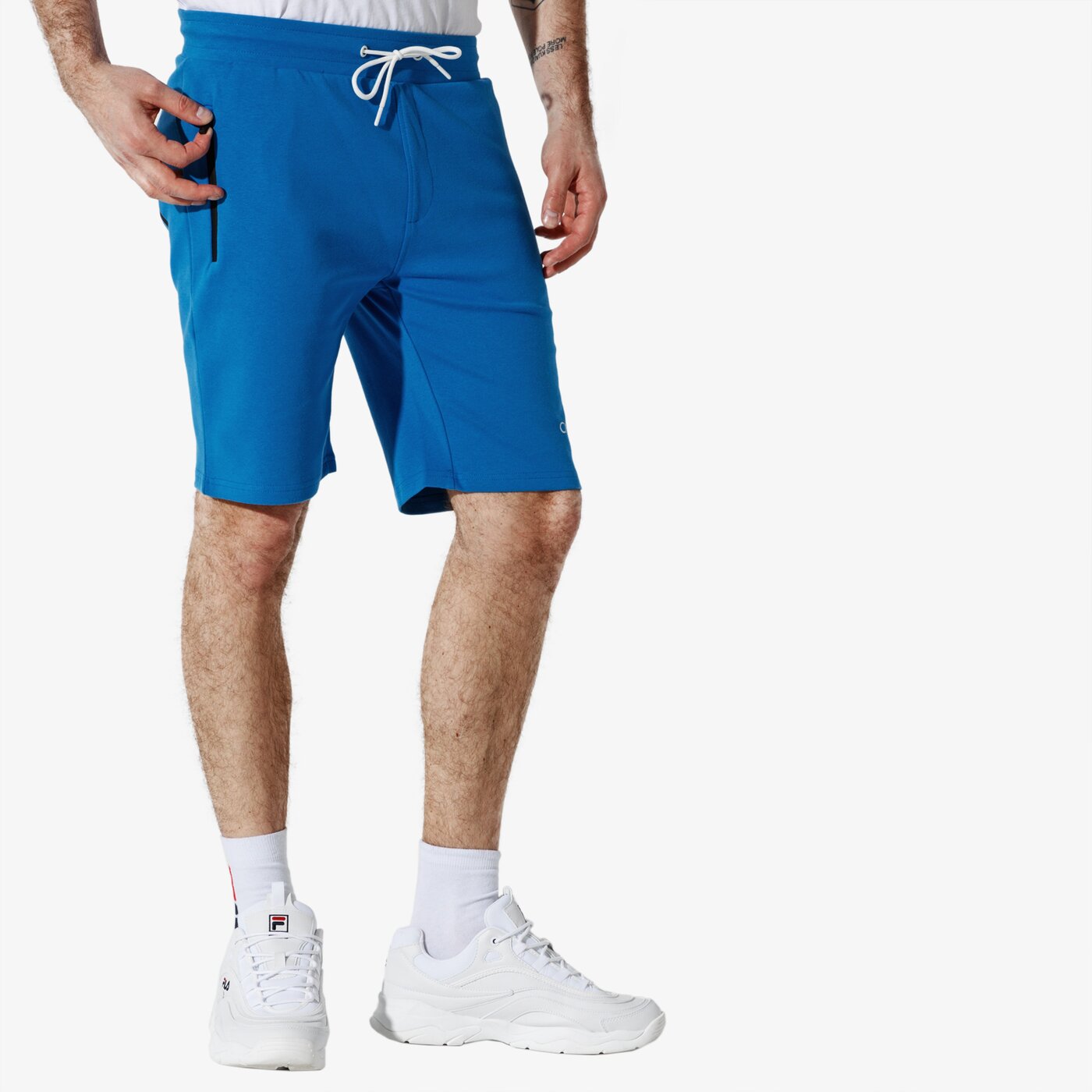 Мъжки къси панталони CONFRONT ШОРТИ CNF ELASTIC SHORTS cf19szm33003 цвят син